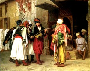 Marchand de vieux vêtements, Le Caire, 1866